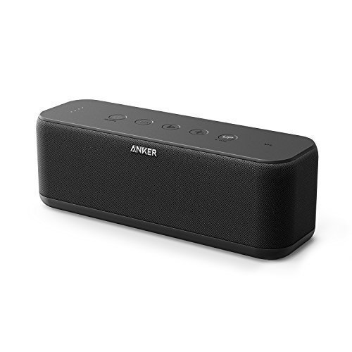 Anker SoundCore Boost 20W Bluetooth Lautsprecher mit BassUp Technologie. IPX5 Wasserfest, verwendbar als Zusatzakku, 20m Reichweite, Hervorragender Klang & Bass für iPhone, Handy und Tablet