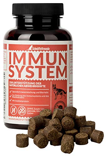 Schnüffelfreunde Immunsystem I Vitamine und Nährstoffe für Hunde zur Unterstützung der natürlichen Abwehrkräfte (150g - ca. 180 Stück)