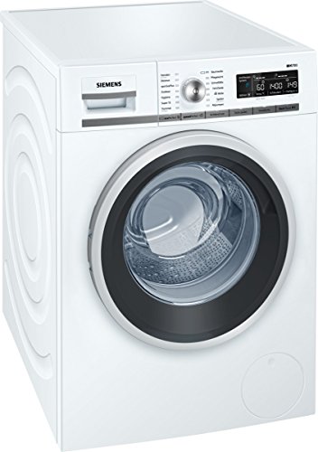 Siemens iQ700 WM14W5A1 iSensoric Premium Waschmaschine / A+++ / 1400 UpM / 8 kg / Weiß / Nachlegefunktion / Antiflecken System / Super15