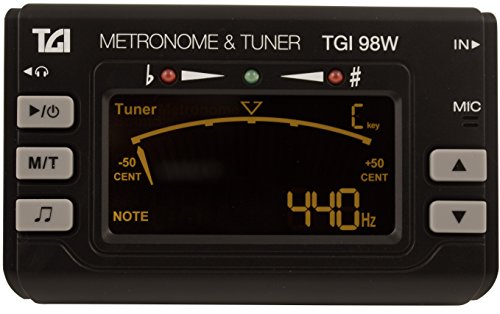 TGI Stimmgerät / Metronom, Holz- und Blechblasinstrumente, inklusive Clip, tgi98w 