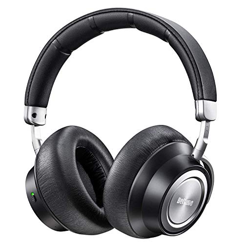 Noise Cancelling Kopfhörer, Boltune Bluetooth Kopfhörer 5.0 Over-Ear Ohrhörer Wireless ANC Headphones mit CVC 6.0 Geräuschunterdrückendes Mikrofon 30 Std Spielzeit für iOS Android TV