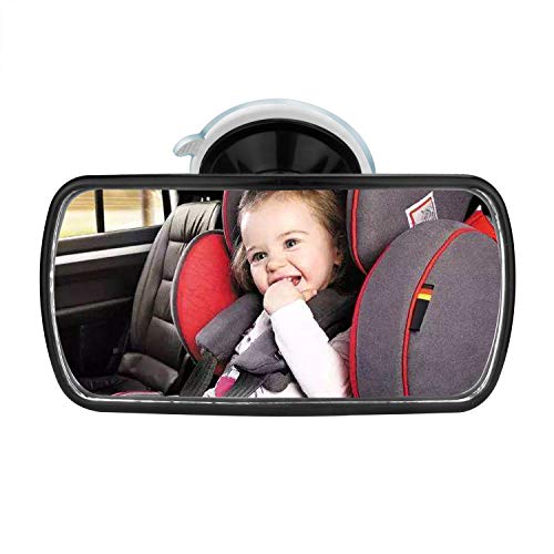 SunTop Auto Baby Spiegel Einstellbare Rücksitzspiegel für Babys,rückspiegel mit saugnapf,Rücksitzspiegel, Baby Kinder Rückspiegel