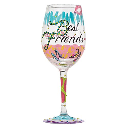 Lolita 4053096 Best Friends Always Wine Glass, Glas, multi