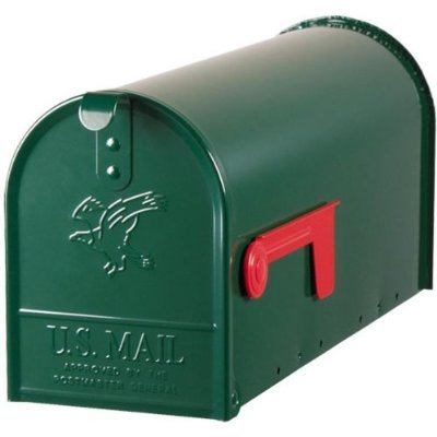 Original U.S. Mailbox - Elite - Stahl Briefkasten grün T1