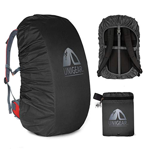 Unigear Regenschutz für Rucksäcke, wasserdichte Regenhülle Rucksack Cover regenüberzug für Camping Wandern Backpack Schulranzen