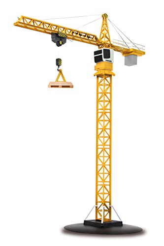 Jamara 405109 - Turmdrehkran Liebherr 2,4G - Lasthaken auf und ab, Laufkatze vor und zurück, Endlose Turmdrehung im und gegen den Uhrzeigersinn