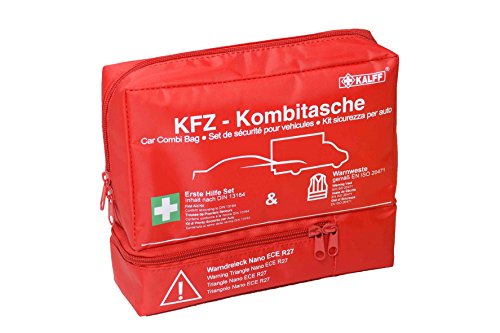KALFF 7425 Kfz-Kombitasche Trio Inkl. Warndreieck und Warnweste