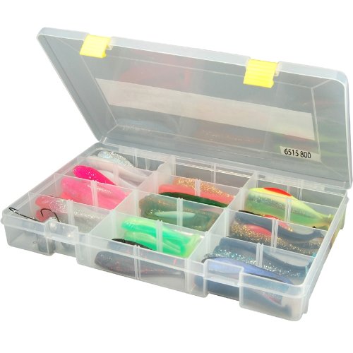 Spro Tackle Box 35x22x5cm - Tacklebox für Gummiköder & Wobbler, Angelbox für Gummifische & Blinker, Kunstköderbox, Köderbox