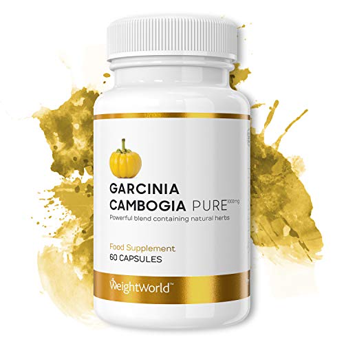 Garcinia Cambogia Pure Kapseln 1.000mg - 100% Natürlicher Extrakt Aus Der Garcinia Frucht Zum Abnehmen - Effektiver Appetitzügler Und Fatburner Für Männer Und Frauen | Organische Diätpillen