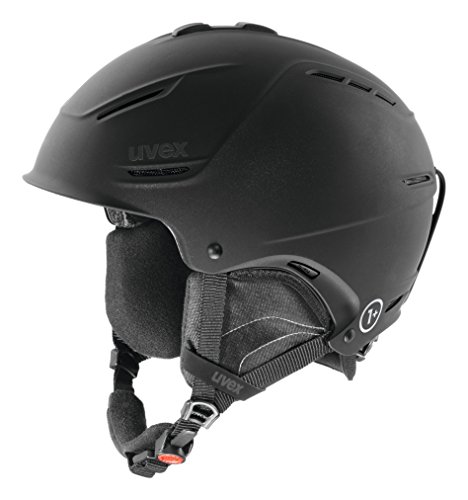 UVEX p1us Helm für Skihelm Snowboardhelm, black met mat, 55-59 cm