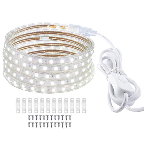 LED Strip 2 Meter LED Licht IP65 Wasserdicht LED Streifen, Weiß