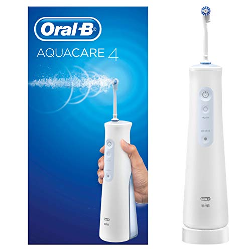 Oral-B AquaCare 4 Kabellose Munddusche mit Oxyjet-Technologie, für gesünderes Zahnfleisch