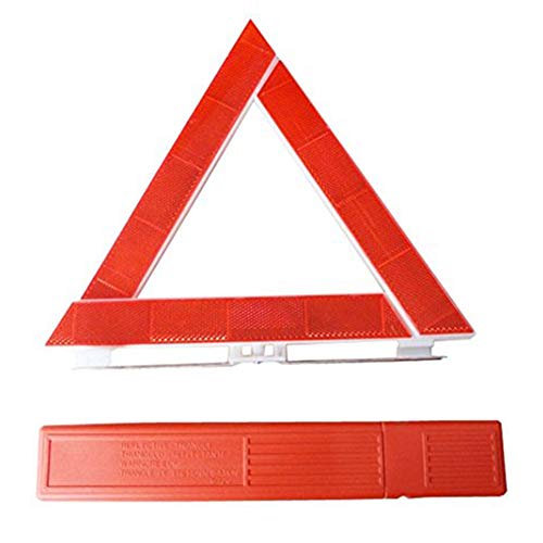 AAGOOD Warndreieck Sicherheitsdreieck Triple-Warnung Gefahren Reflektor Straßenrand-Zeichen-Dreieck-Symbol für Autozubehör Notfall
