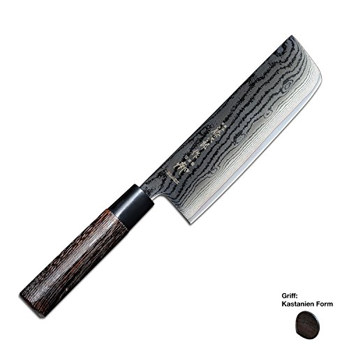 Tojiro Nakirimesser 16,5 cm Sippu Black Damast FD-1598