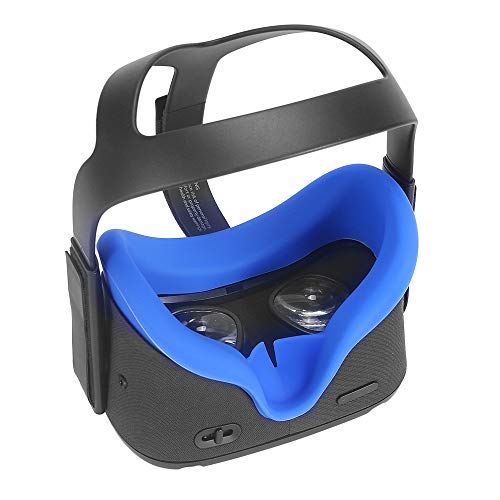 Eyglo Silikon VR Gesichtsmaske für Oculus Quest VR Headset Sweatproof Waterproof Replacement Face Pads