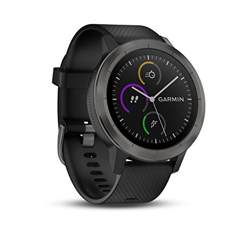Garmin vívoactive 3 GPS-Fitness-Smartwatch - vorinstallierte Sport-Apps, kontaktloses Bezahlen Pay