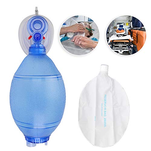 Simlug Adult Pocket Resuscitator Sauerstoffmaske Erste-Hilfe-Set, Ambu Bag