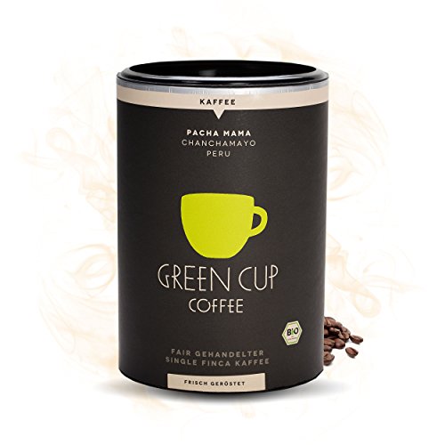 Green Cup Coffee Pacha Mama - der Hochlandkaffee aus Peru - sortenreine Fairtrade Kaffeebohnen - der faire Kaffee für Genießer - Bio Bohnen - 227g Dose gemahlen