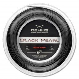 OEHMS Black Pearl Rough | 200m-Rolle | Ø 1,23 mm | monofile Co-Polyester Tennissaite
