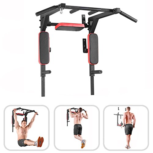 Bar2Fit Klimmzugstange Wandmontage Mit Dip Barren - Bis 200kg - Für Workout Crossfit Fitness