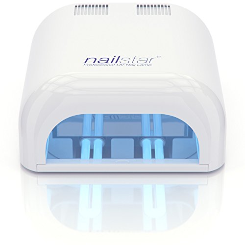 NailStar Professionelle UV-Nagellampe 36W inkl. 4 Leuchtmitteln x 9W und Timer