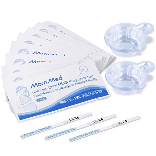 Schwangerschafts Frühtest Teststreifen (HCG25),Schwangerschaftstest,25 Stück Inkl,25 Urinbecher - Zuverlässige und schnelle Früherkennung von Schwangerschaft - Frühtest - Pregnancy Test