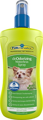 FURminator Anti-Geruch Trockenspray für Hunde, neutralisiert sanft Gerüche bis zum nächsten Bad, 1 Sprühflasche (1 x 250 ml)