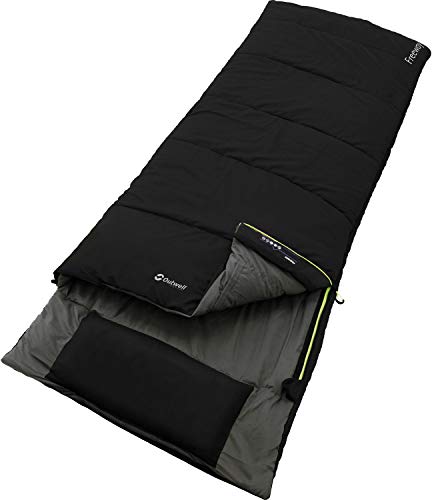 Schlafsack für Camping und Outdoor – 3-Jahreszeiten Deckenschlafsack von OUTWELL | Ideal für Frühling, Sommer und Herbst | Extra groß mit viel Platz für Kinder und Erwachsene | Warm & Bequem