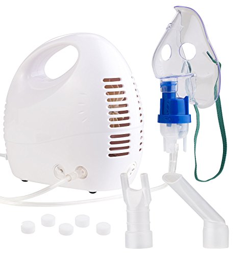 newgen medicals Inhaliergerät: Medizinischer Ultraschall Kompakt-Inhalator für Erwachsene und Kinder (Ultraschall Tisch Inhaliergeräte)