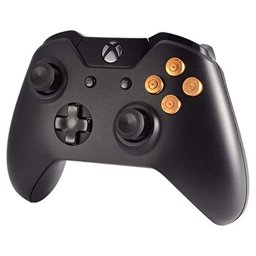 ACTMODZ Tasten Aluminium Buttons ABXY Knöpfe Set Zubehör für Xbox One Standard/Xbox One Elite/Xbox One S/Xbox One X Controller(Golden) von eXtremeRate