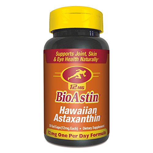 Nutrex, BioAstin, Hawaiian Astaxanthin, 12 mg, 50 Gel Caps