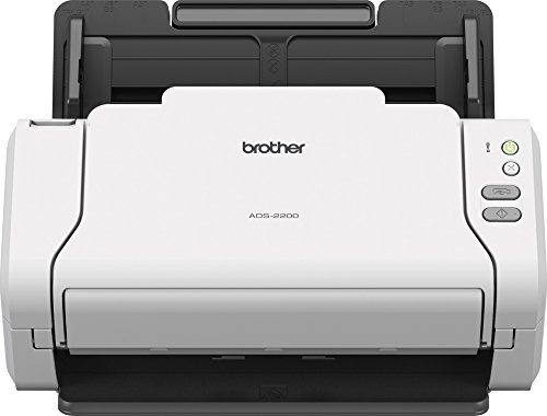Brother ads-2200 Dokumenten-Scanner Desktop mit Duplex, Weiß