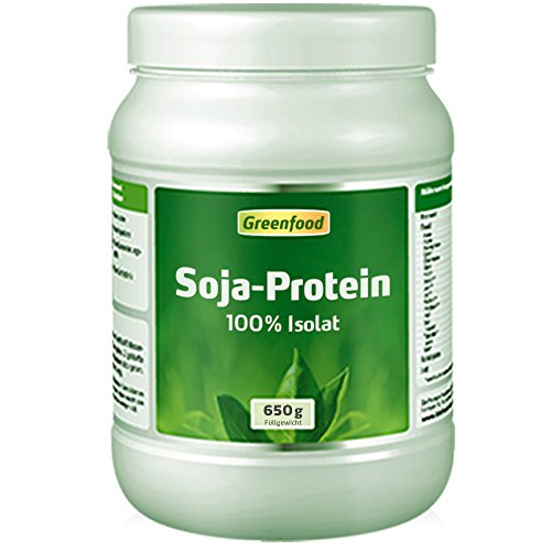 Soja-Protein, 650 Gramm, pures pflanzliches Eiweiß (90% Isolat) – für fettfreie Muskeln und festes Bindegeweben. Ohne Gentechnik. OHNE künstliche Zusatzstoffe. Vegan.