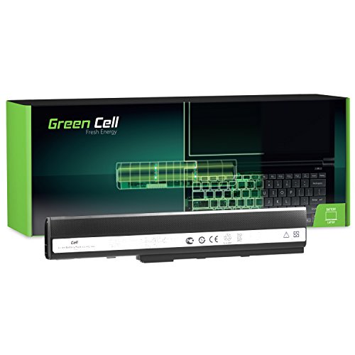 Green Cell Standard Serie A32-K52 Laptop Akku für Asus A52 K52 K52D K52F K52J K52JC K52JE K52JR K52JT K52N X52 X52J X52N (6 Zellen 4400mAh 10.8V Schwarz)