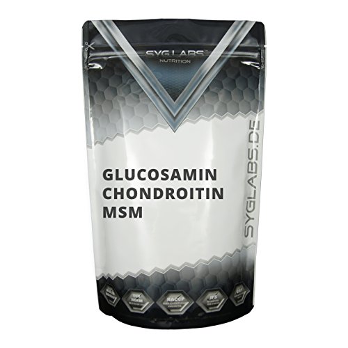 Syglabs Nutrition Glucosamin Chondroitin MSM - 500 Tabletten, 1er Pack (1 x 375 g)