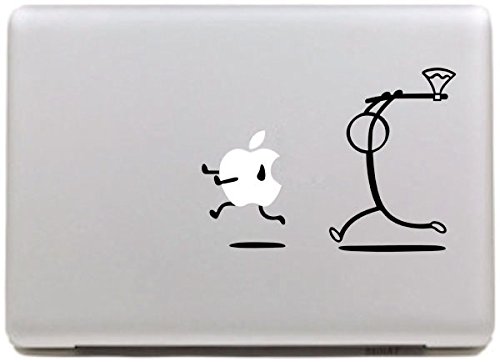Vati Blätter Removable kreatives Apple Escapes Aufkleber Aufkleber Skin Art Schwarz für Apple Macbook Pro Air Mac 13 '15' Zoll / Unibody 13 '15' Zoll-Laptop