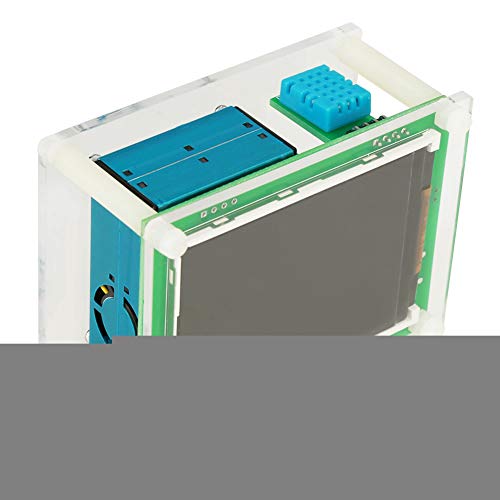 Luftqualitätsdetektor, 2,8 Zoll Digital PM2.5 Multifunktionsmonitor aus Acrylgehäuse + Elektronische Komponenten für Zuhause, Büro, Auto und im Freien