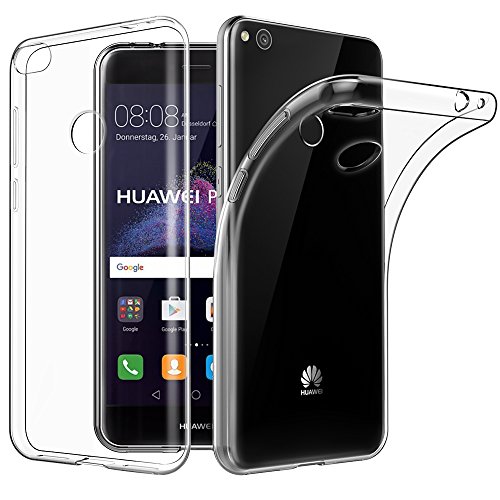 Huawei P8 Lite 2017 Hülle Case, EasyAcc Liquid Crystal Ultra Dünn Crystal Clear Transparent Handyhülle Cover Soft Premium-TPU Durchsichtige Schutzhülle Backcover Slimcase für Huawei P8 Lite 2017