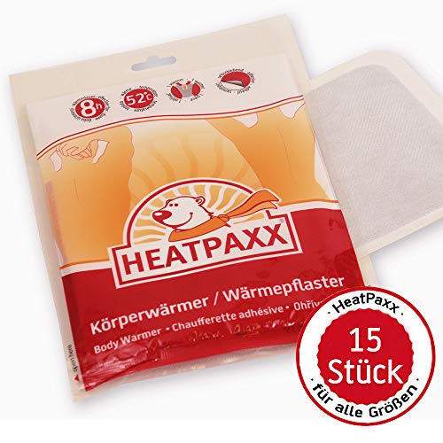 HeatPaxx Körperwärmer - Dünne Wärmepflaster für punktgenaue Wohlfühlwärme | 15 oder 40 Wärmespender im Vorteilspack (15)