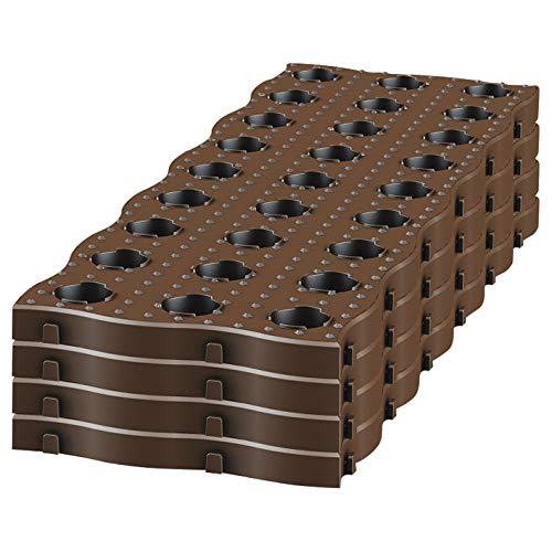 Garantia MaXi Beetplatten (Gartenplatten), 700 x 240 x 25 mm - einfach und schnell, trittsicher und flexibel - 240400