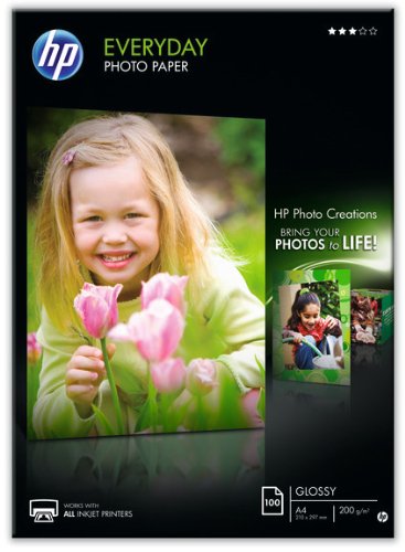 HP Q2510A Everyday Glossy Standard Fotopapier 200g/m² A4 100 Blatt, weiß
