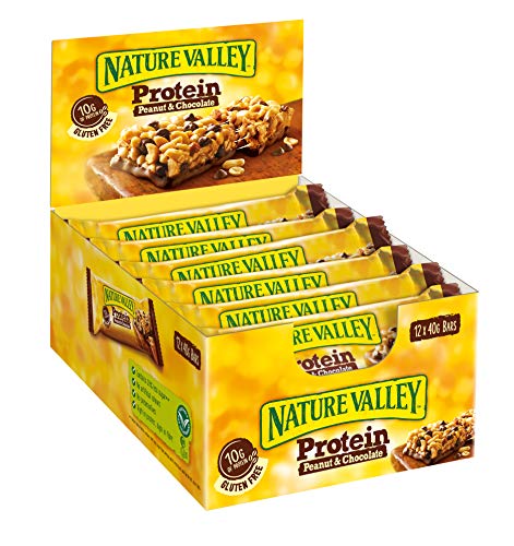 Nature Valley Protein Peanut & Chocolate, 12er Pack Proteinriegel (12 x 40 g)