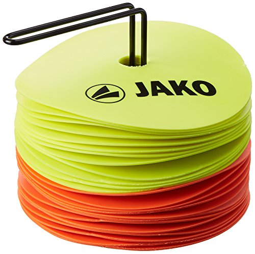 JAKO Equipment Markierungsscheiben, Neongelb/Neonorange, 2128