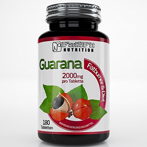 Guarana 2000mg - 180 Tabletten - Die preiswerte Alternative