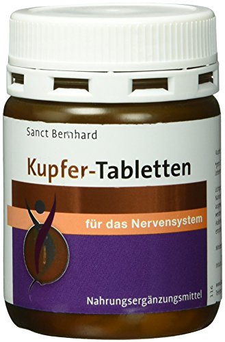 Sanct Bernhard Kupfer-Kapseln- 180 Tabletten, 1er Pack (1 x 40 g)