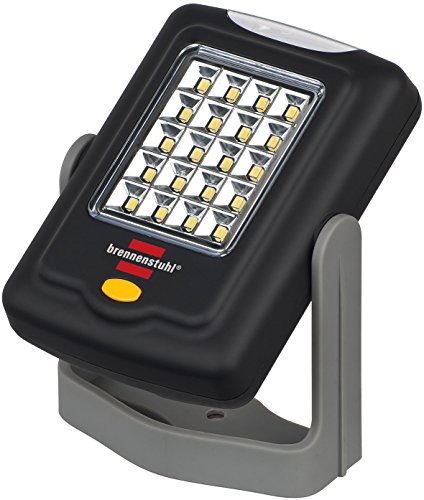Brennenstuhl LED Arbeitslampe / flexible LED-Universalleuchte in praktischem Taschenformat (360° drehbar, vielseitig einsetzbar) Farbe: schwarz