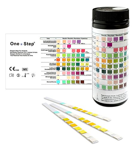 Gesundheitstest für 10 Indikatoren - 100 Urin Teststreifen mit Referenzfarbkarte