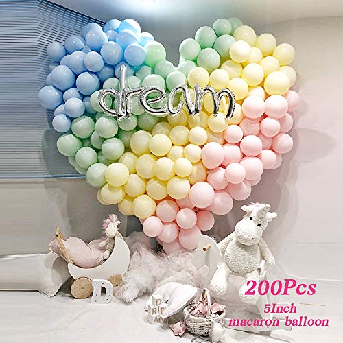 LAKIND Bunte Luftballons 100-Pack Latex Ballons Luftballons Bunt Latexballons für Hochzeit Weihnachten Geburtstag Luftballon Party Deko