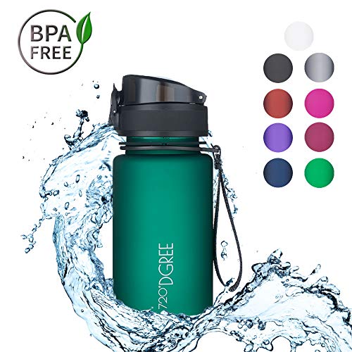 720°DGREE Kinder Trinkflasche “uberBottle“ – 350ml, 500ml | Wasserflasche Auslaufsicher für Schule & Sport - BPA-Frei