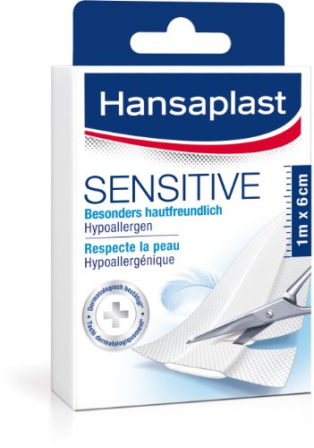 Hansaplast Sensitive Pflaster, 1 m x 6 cm